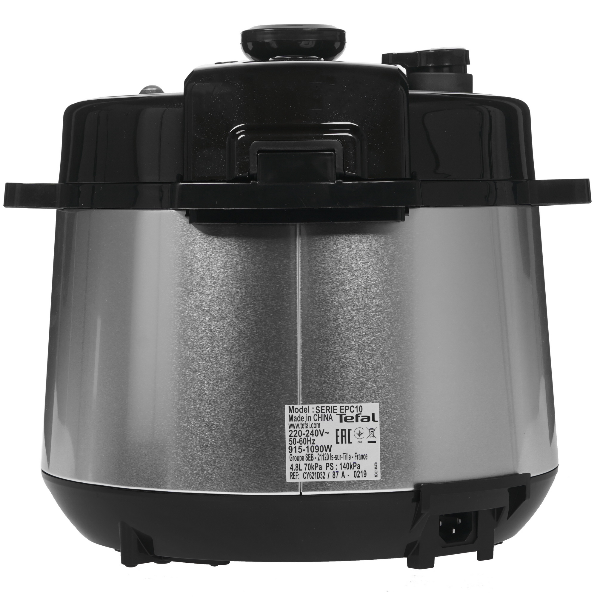 8122392 Мультиварка-скороварка Tefal CY621D32 серебристый STDN-0112369 - Вид №6