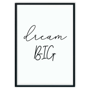 93734700 Постер в рамке Dream big 07-0856-21х30 STLM-0561153 ДОМ КОРЛЕОНЕ