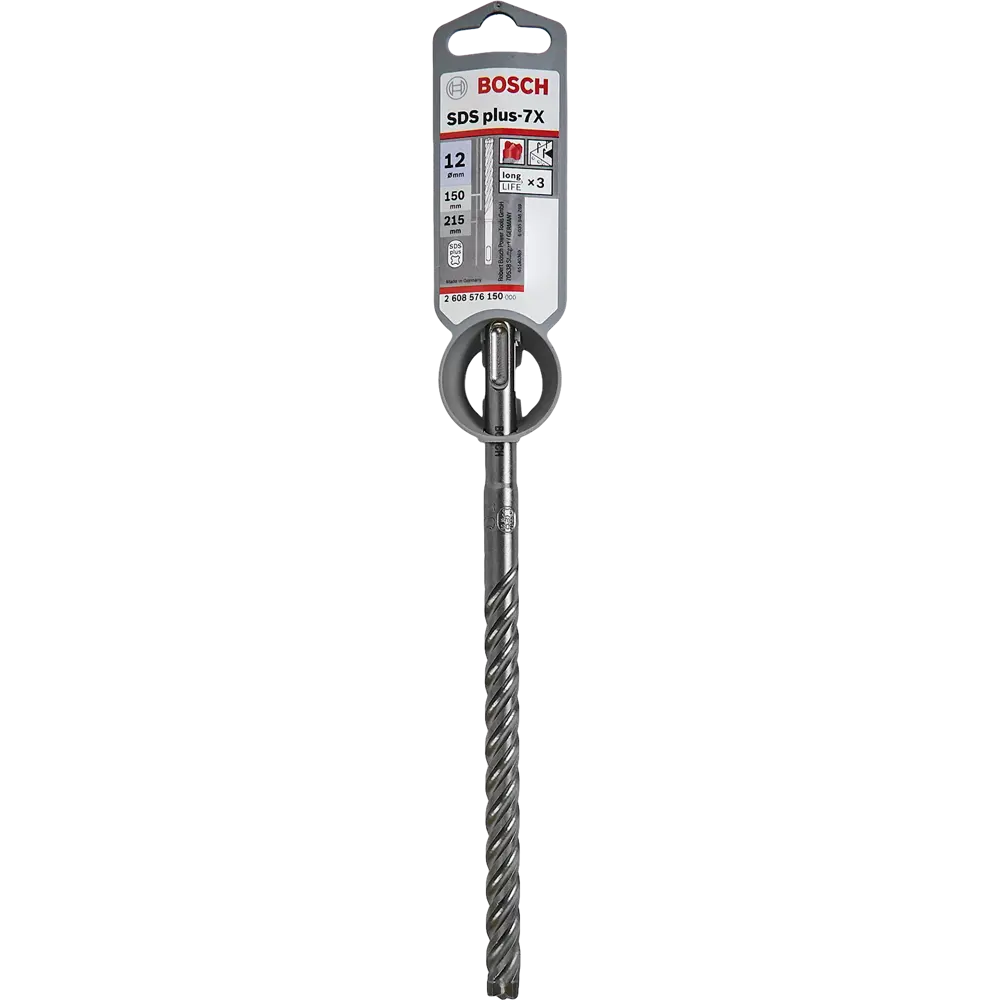 Бур по бетону SDS-plus 7X Bosch 12x150x215 мм BOSCH PROFESSIONAL STLM-2195999 - Вид №3