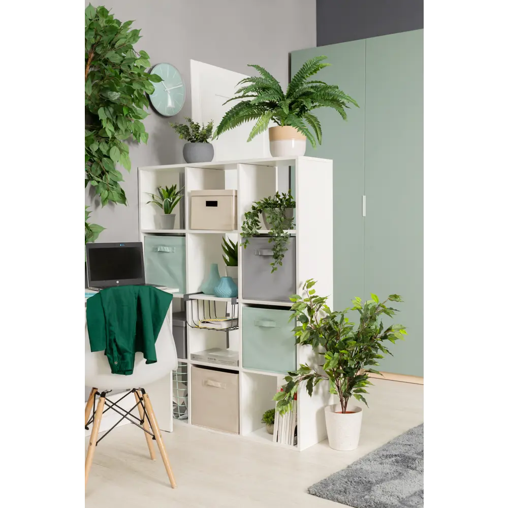 Короб-органайзер KONSENSA 31x31x31 см полиэстер цвет голубой Kub STLM-2202861 - Вид №4