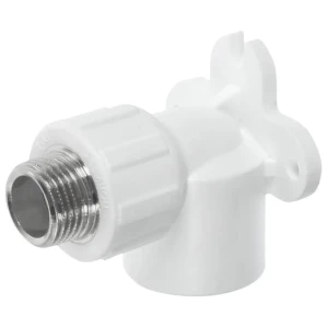 ПОЛИТЭК Настенная водорозетка для углового соединения труб 1/2"x25 мм 13565107