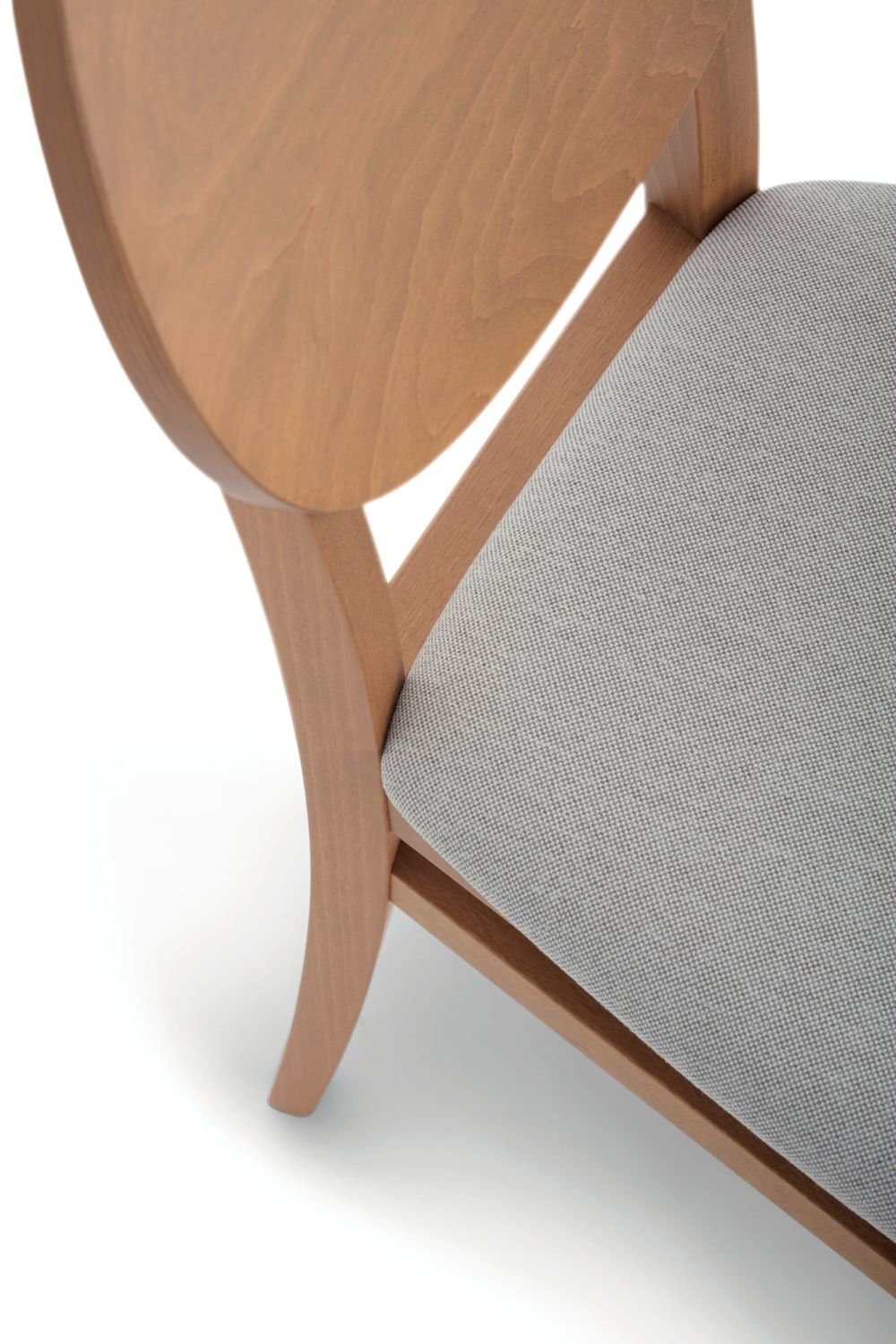 Кресло-медальон из бука с мягким сиденьем Palma ARCH-00123938 - Вид №8