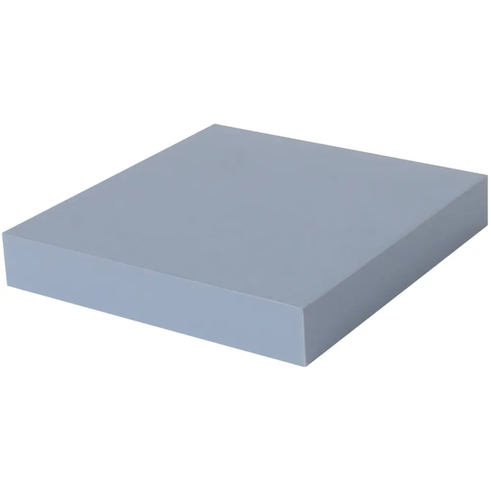 Полка мебельная прямая 23x23.5x3.8 см МДФ цвет голубой SPACEO STLM-2120501