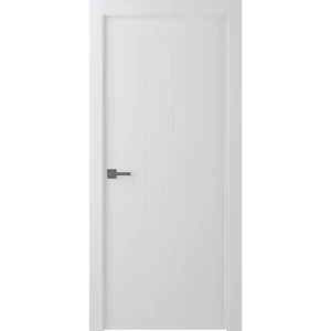 Дверь межкомнатная глухая Ивент 1 70x200 см эмаль белый с замком
