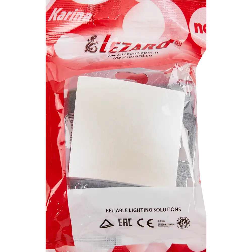 Выключатель Lezard Karina цвет жемчужный белый перламутровый STLM-2134710 - Вид №6