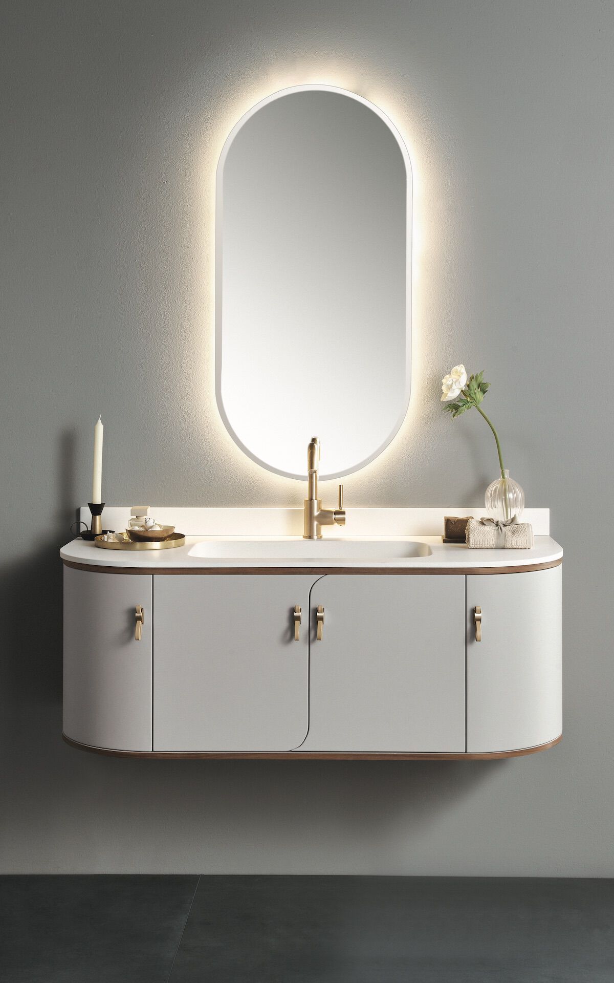 Напольный умывальник с дверцами Gaia Mobili Contemporary ARCH-00111306 - Вид №3