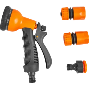 Набор для полива Belamos 7502 8 режимов пистолет-разбрызгиватель с комплектом соединителей