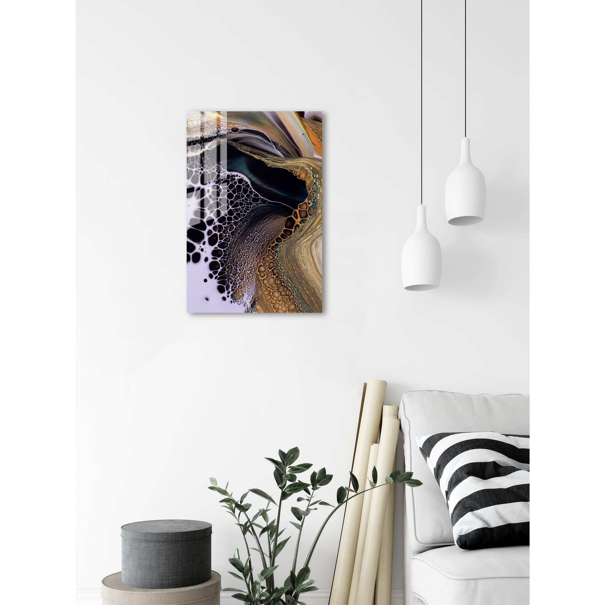 84531293 Картина на стекле «Калипсо 4» 40x60 см Santreyd  - Вид №3