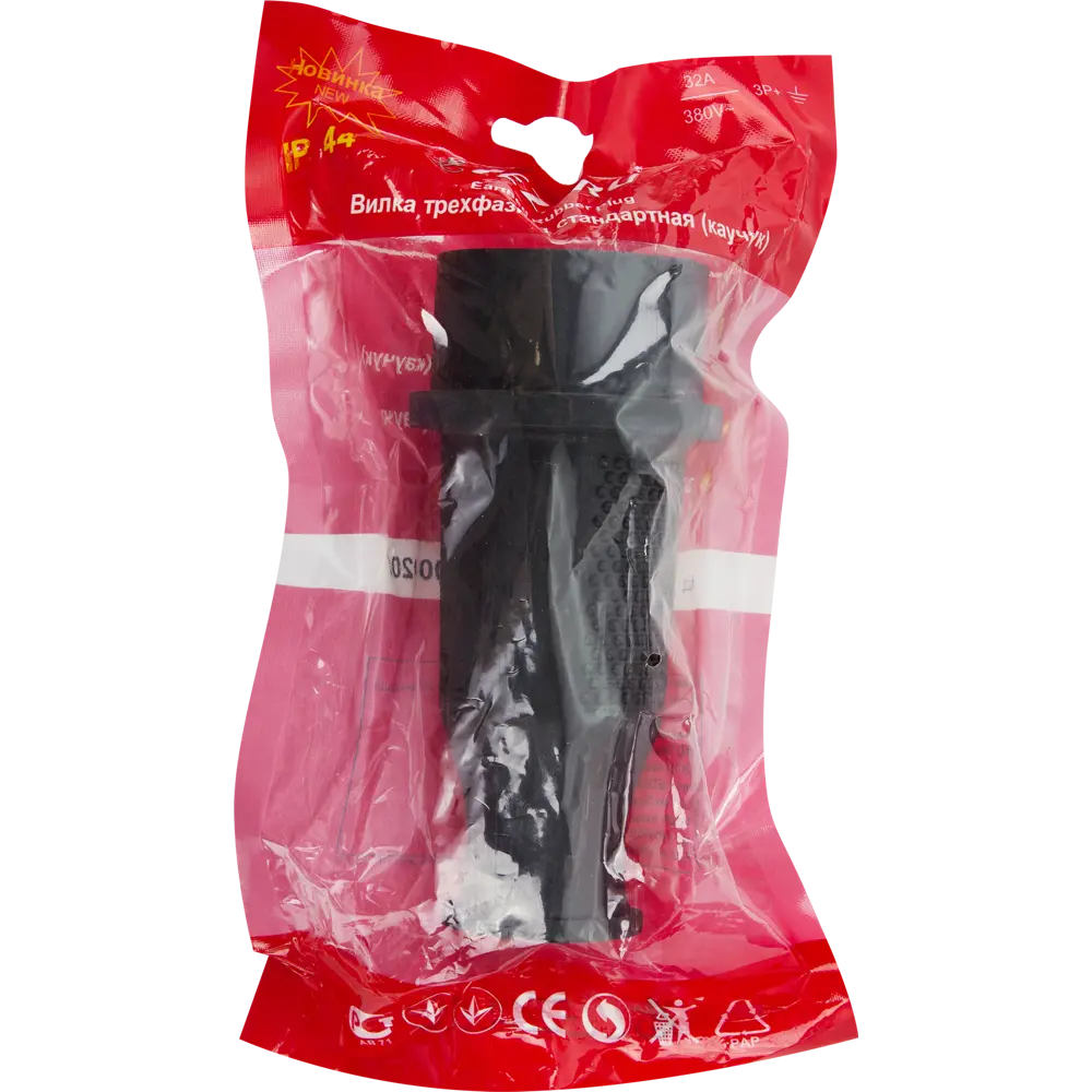 Вилка с заземлением 32А 380 В LEZARD STLM-2117329 - Вид №1