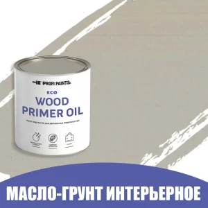 Грунт под масло для дерева ProfiPaints ECO Wood Primer Oil цвет береста 2.7 л