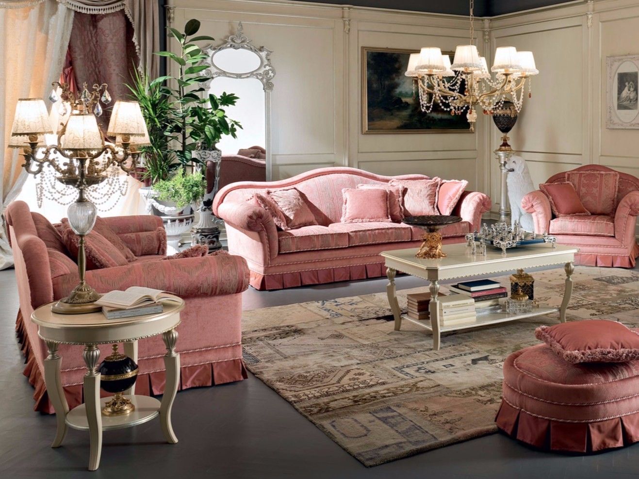 Круглый журнальный столик для гостиной Modenese Luxury Interiors Bella Vita ARCH-00027401 - Вид №2