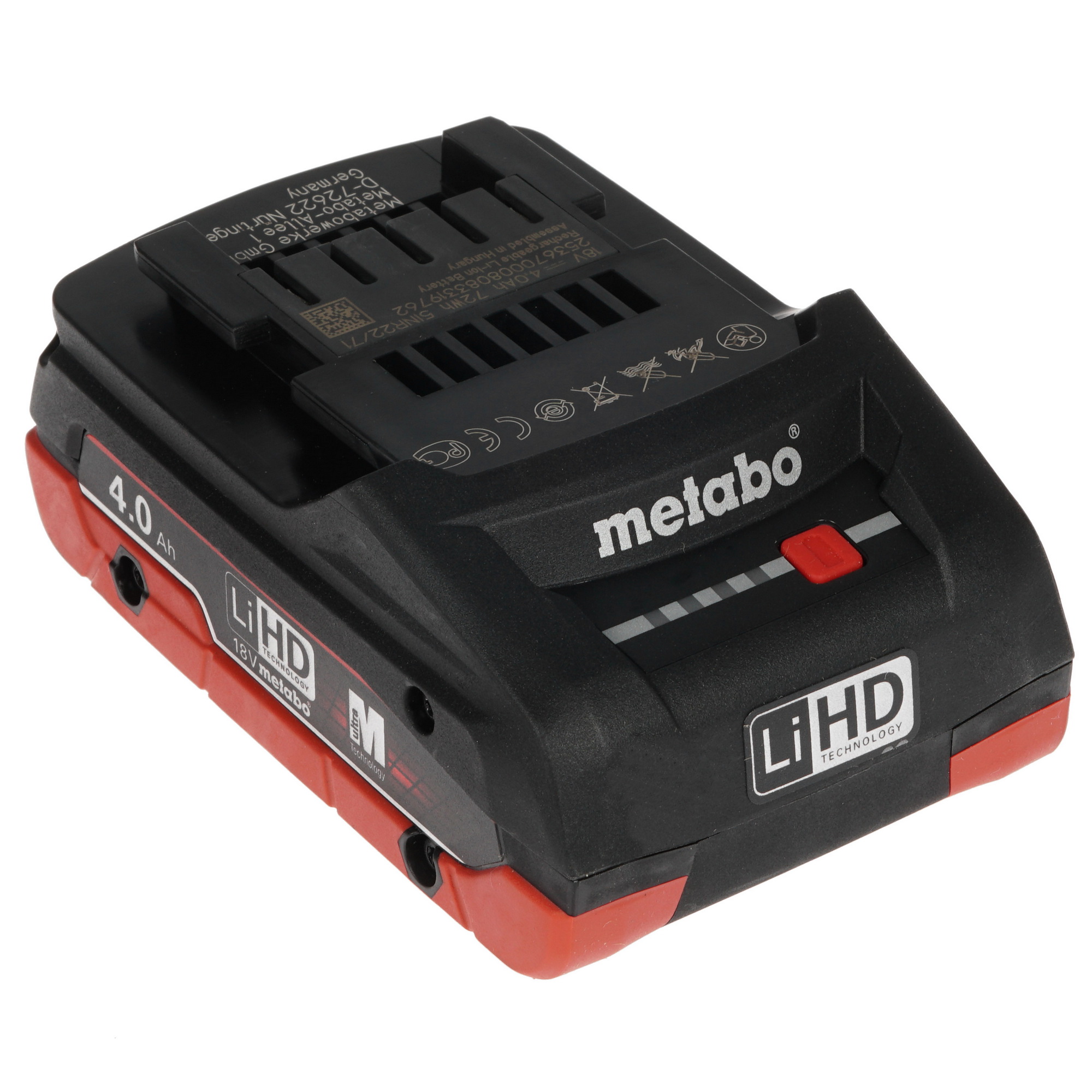 Набор аккумуляторов с зарядным устройством Metabo Basic-Set 685133000 CAS 18V 8121214 STDN-0117010 - Вид №1