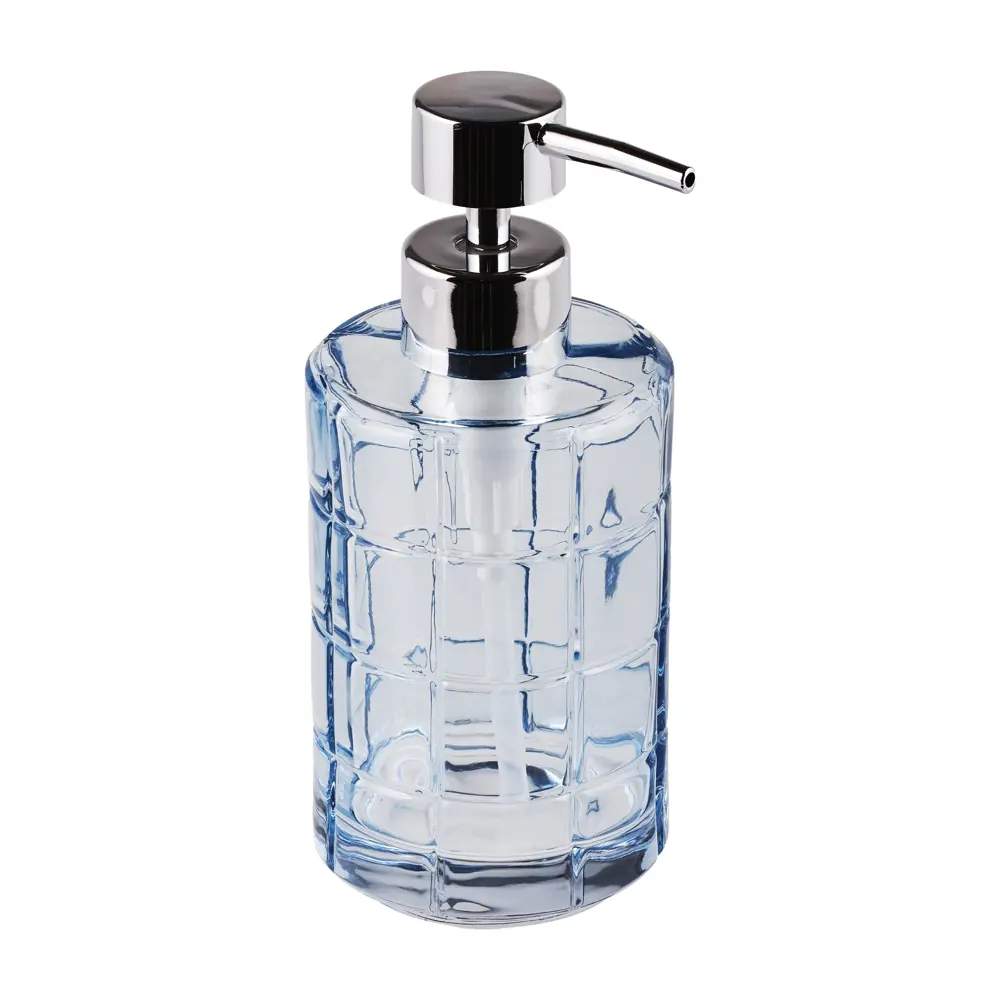 Дозатор для жидкого мыла Verran Norwa из стекла в небесно-голубом цвете 89384192 STLM-1579821