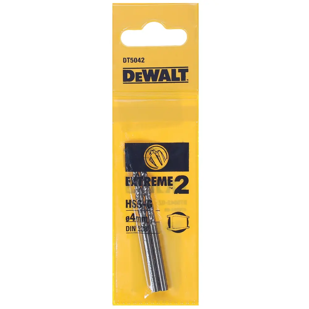 Сверло по металлу HSS-G 4х75 мм DeWalt Extreme 2 DT5042 STLM-2048346 - Вид №2