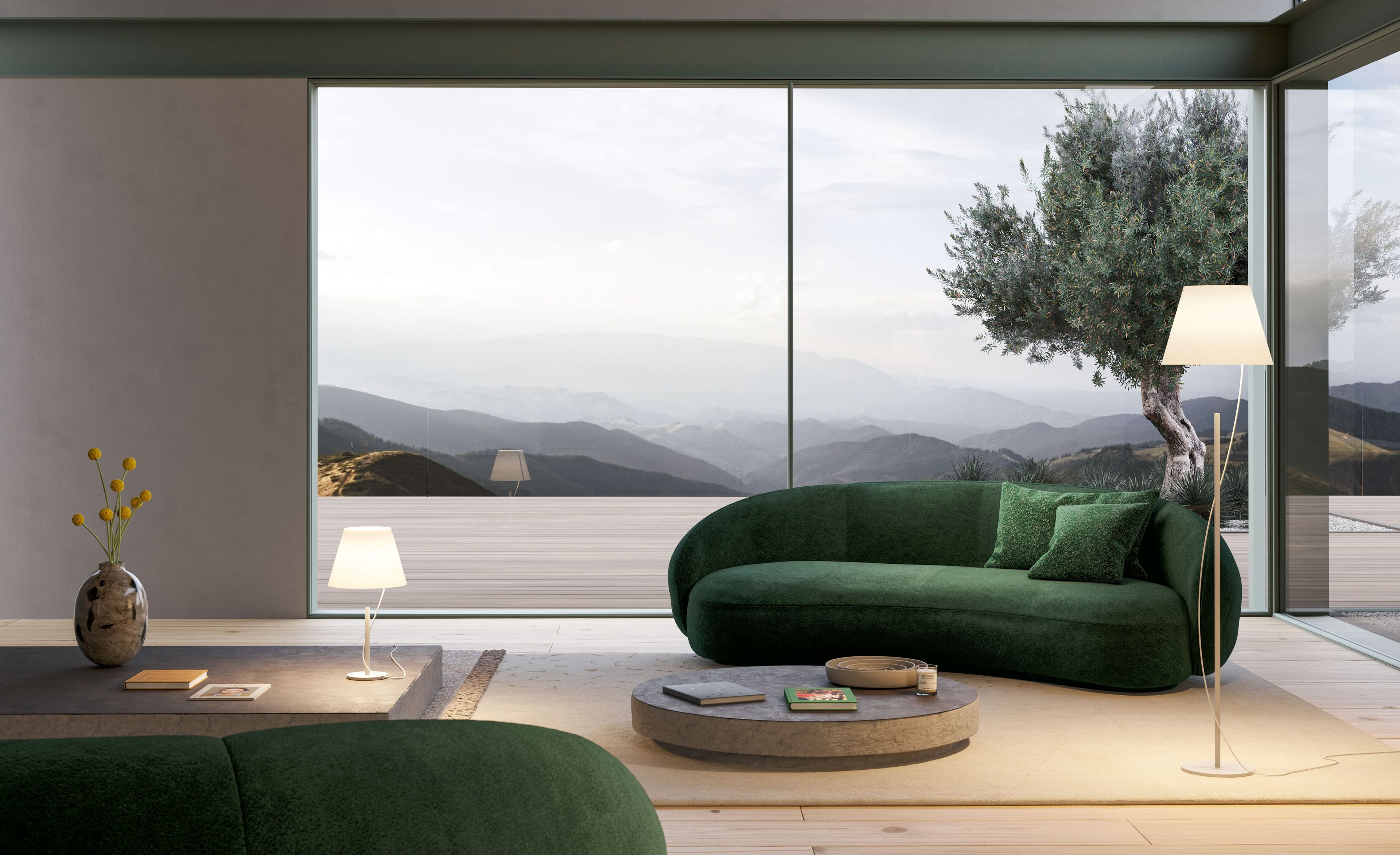 Светодиодная настольная лампа из бумаги и металла Lodes Hover ARCH-00042225 - Вид №3