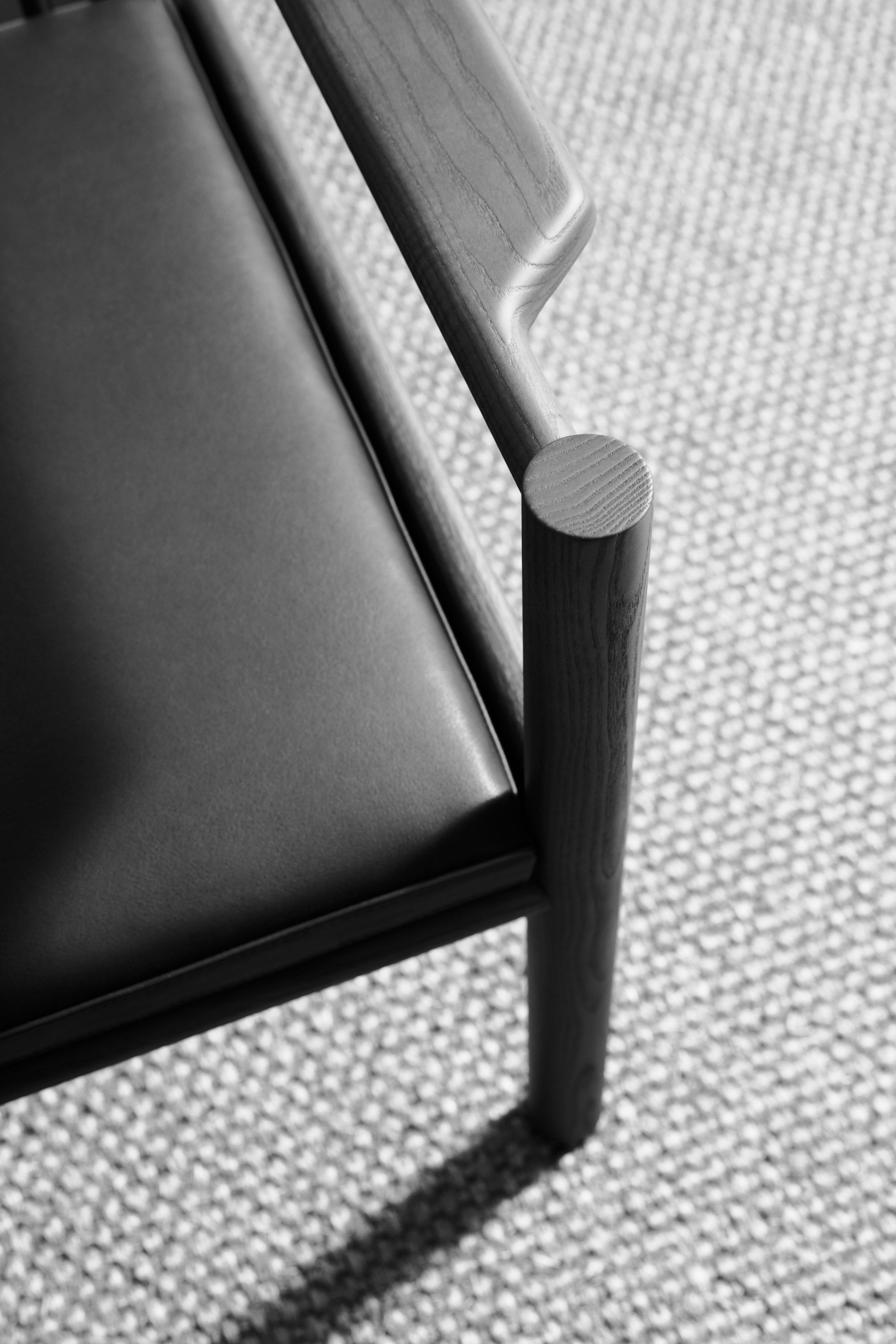 Кресло из ясеня и кожи с подлокотниками DE PADOVA Ava ARCH-00031083 - Вид №6