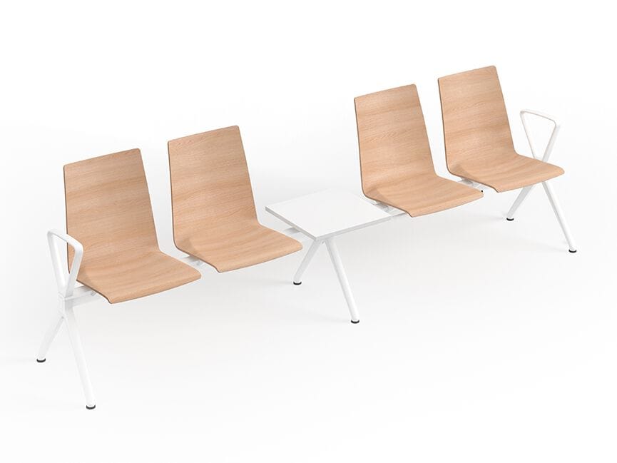 Сиденье на деревянном полу с подлокотниками Brunner wait ARCH-00029468 - Вид №1