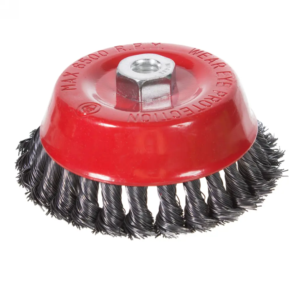 Щетка для УШМ из крученой проволоки Matrix 74627 125 мм STLM-2057914