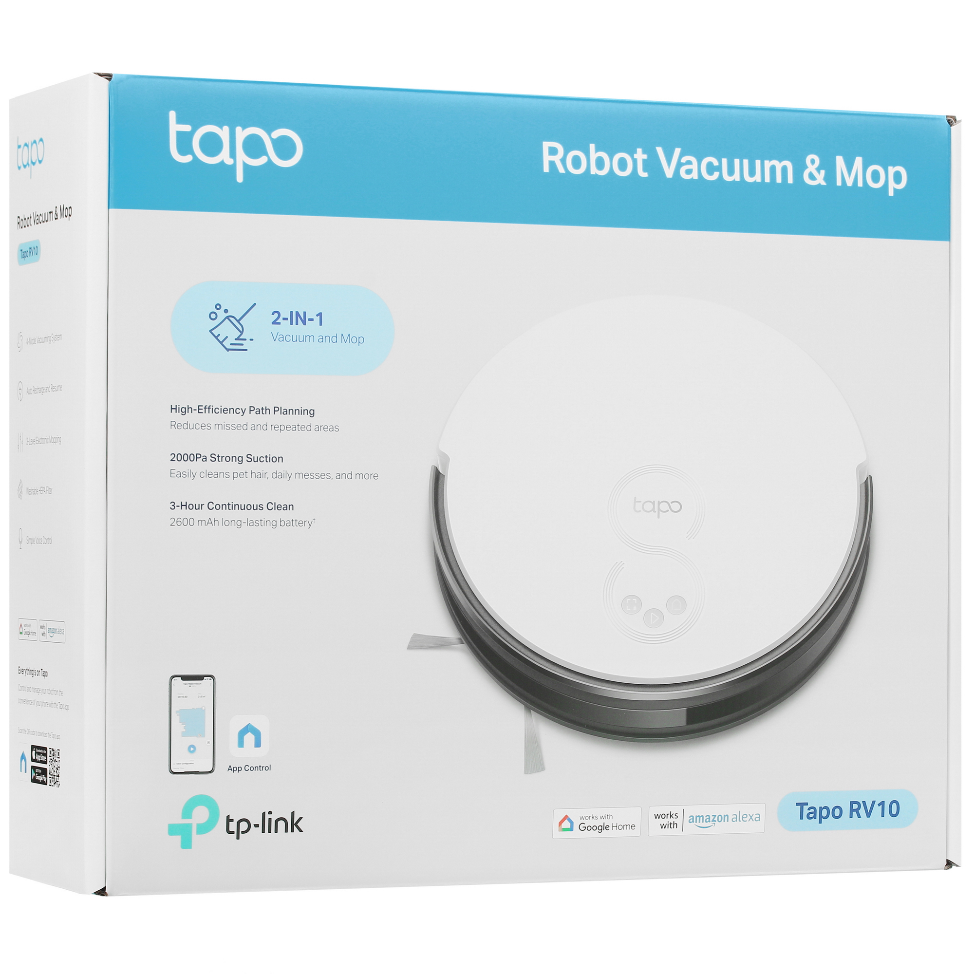 5411521 Робот-пылесос TP-Link Tapo RV10 белый STDN-0144643 - Вид №10