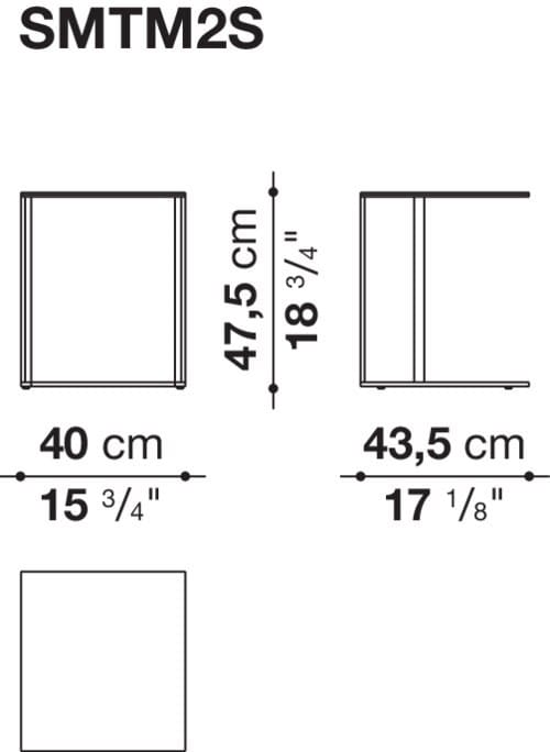 Круглый журнальный столик из зеркального стекла Maxalto Elios ARCH-00096813 - Вид №6