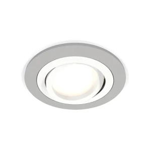 Светильник точечный встраиваемый светодиодный Ambrella Light Xc7623080 2 м² под отверстие 8 см цвет серый