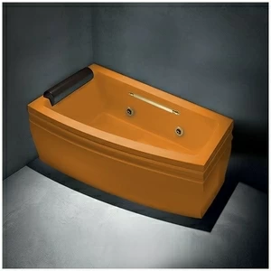 Ванна с гидромассажем оранжевая с золотом Gruppo treesse Blanque 1690 SXSTDV1667OZ