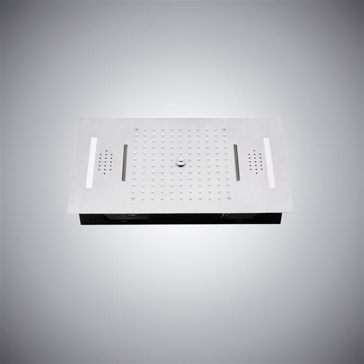 Светодиодная потолочная душевая головка из нержавеющей стали Fontana Showers Luxe Fontaine ARCH-00004624 - Вид №2