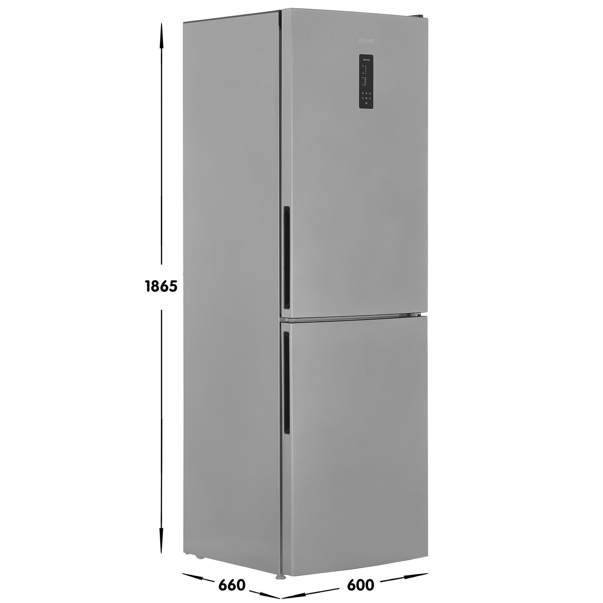 9055851 Холодильник с морозильником   ATLANT ХМ-4621-181-NL серебристый STDN-0090533 - Вид №6