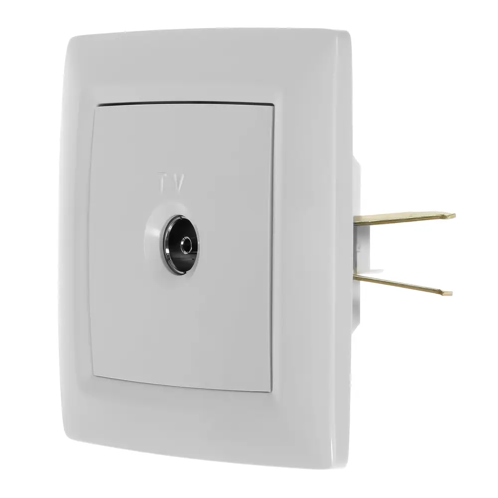 ТВ-Розетка встраиваемая Reone САТ-Г С-1877, цвет белый STLM-2100271