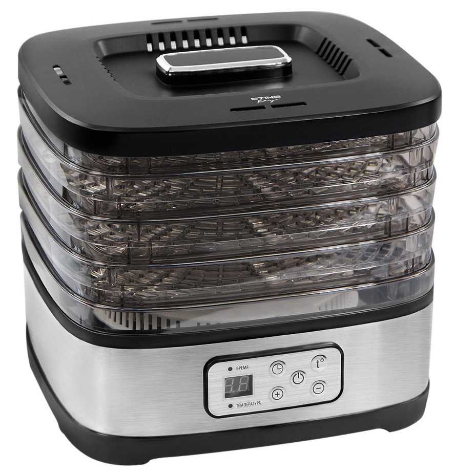 9213225 Сушилка для овощей и фруктов STINGRAY ST-FD722A черный STDN-0043985 - Вид №1