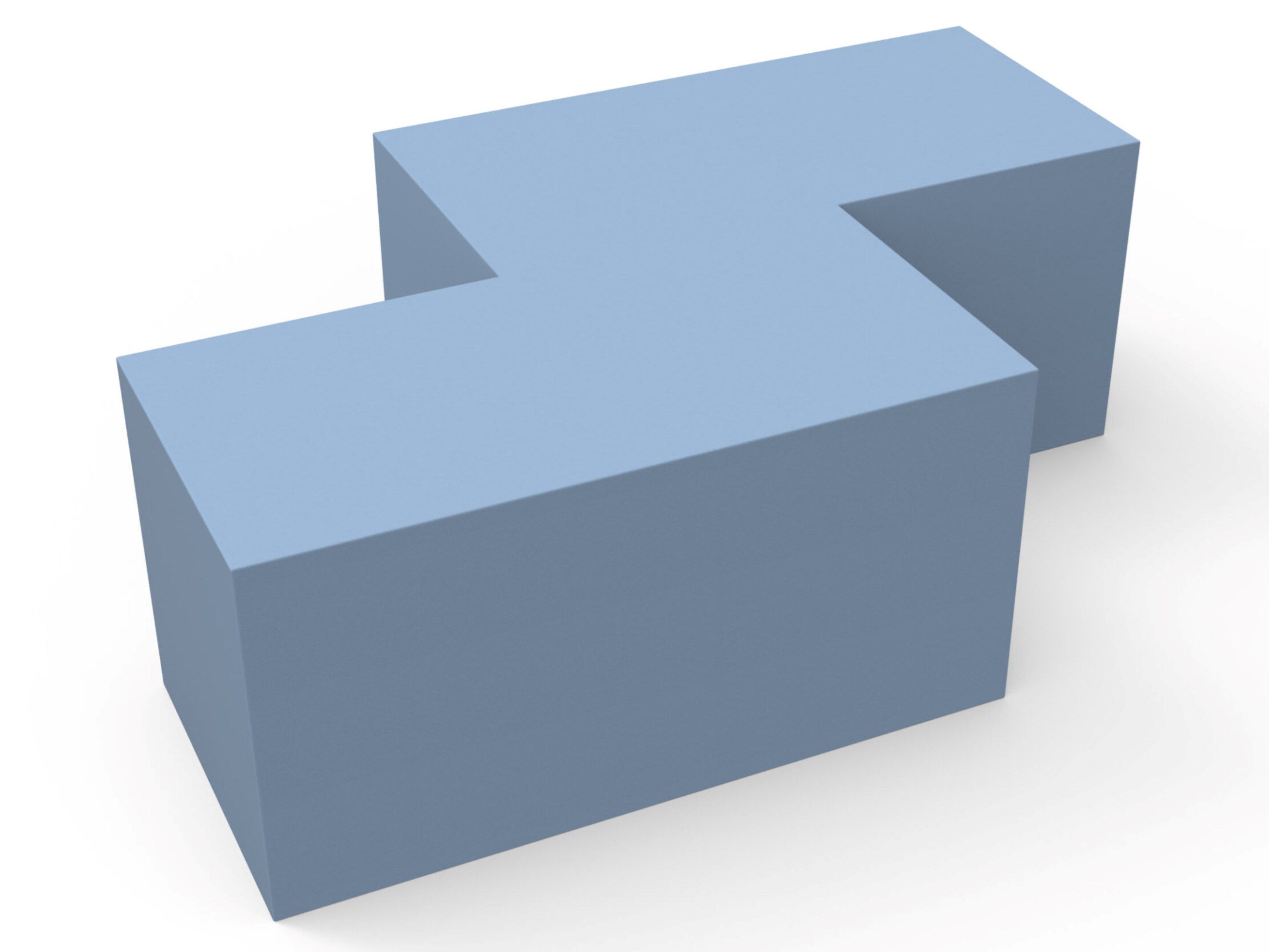 Модульная скамья из пены QM без спинки Quinze & Milan Форма ARCH-00148490