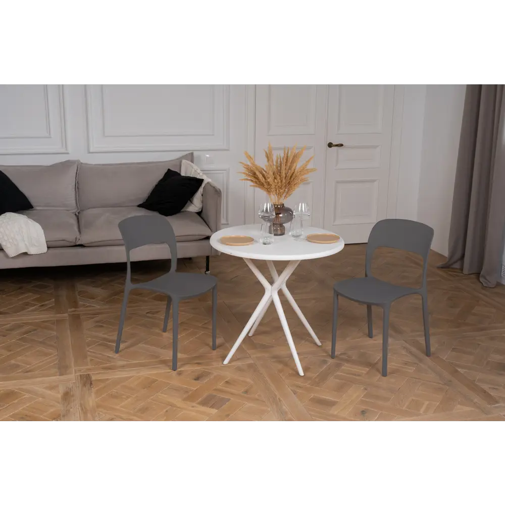 Стул Sedara 45x83x56 см полипропилен цвет серый Santreyd STLM-2164521 - Вид №5