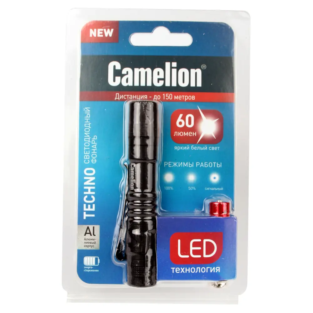 93730490 Фонарь Camelion LED515161 Вт STLM-0928067