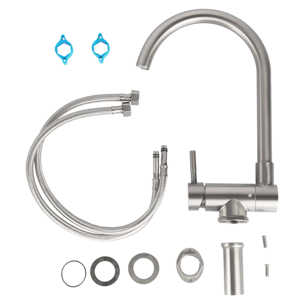 Смеситель для кухни Konsensa общая высота 35 см цвет хром STLM-2086756 - Вид №3