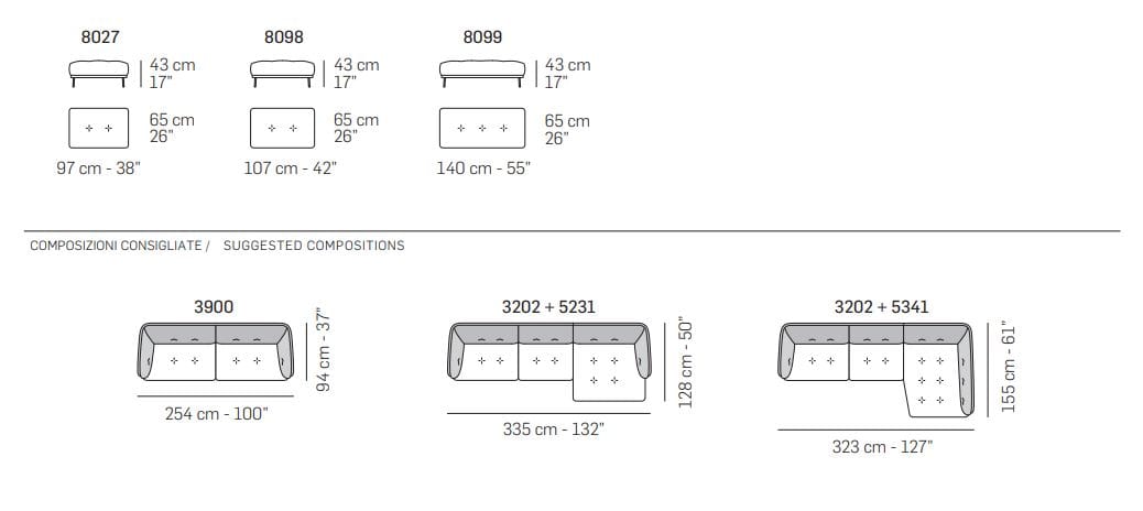Тканевый диван NICOLINE CHARME ARCH-00085399 - Вид №10