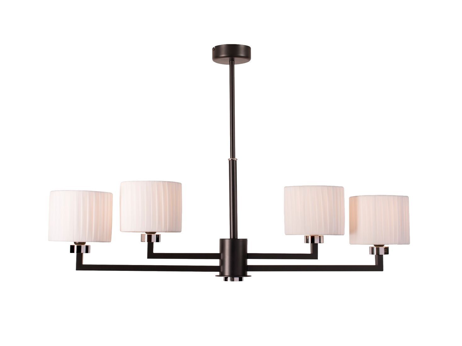 Металлический и тканевый светодиодный подвесной светильник Lampex Italiana Миранда ARCH-00037549 - Вид №1