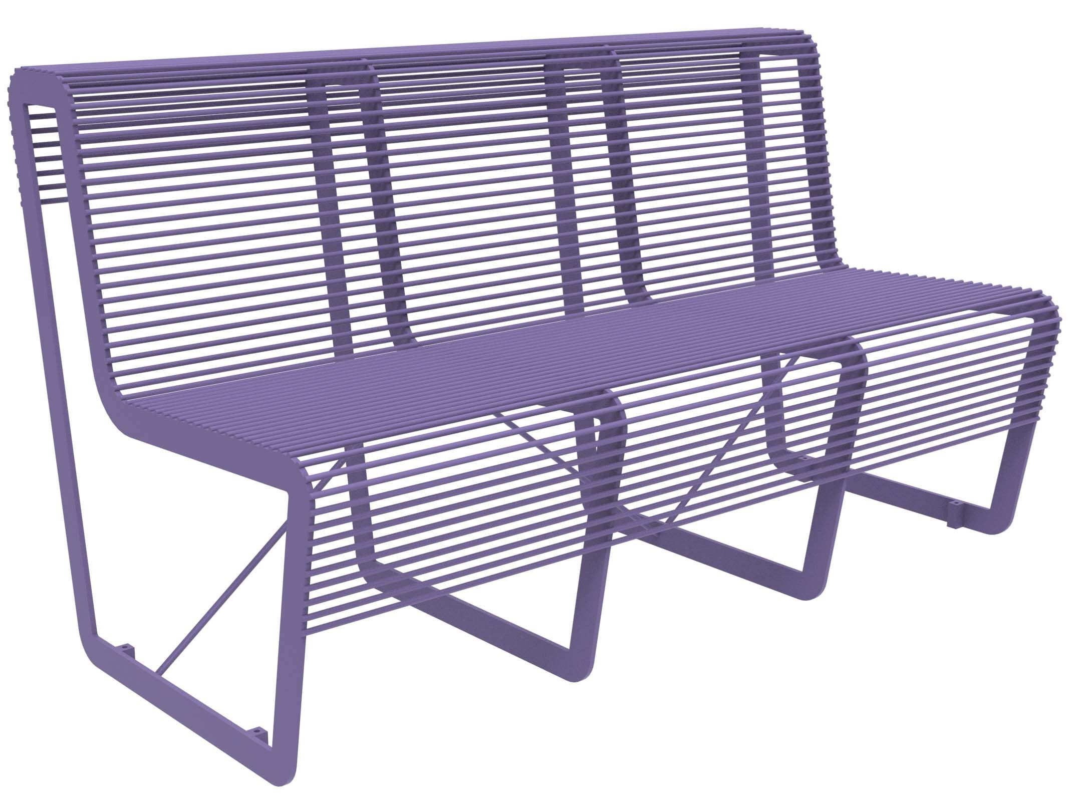 Оцинкованная стальная скамья со спинкой Lazzari Light ARCH-00099033 - Вид №28