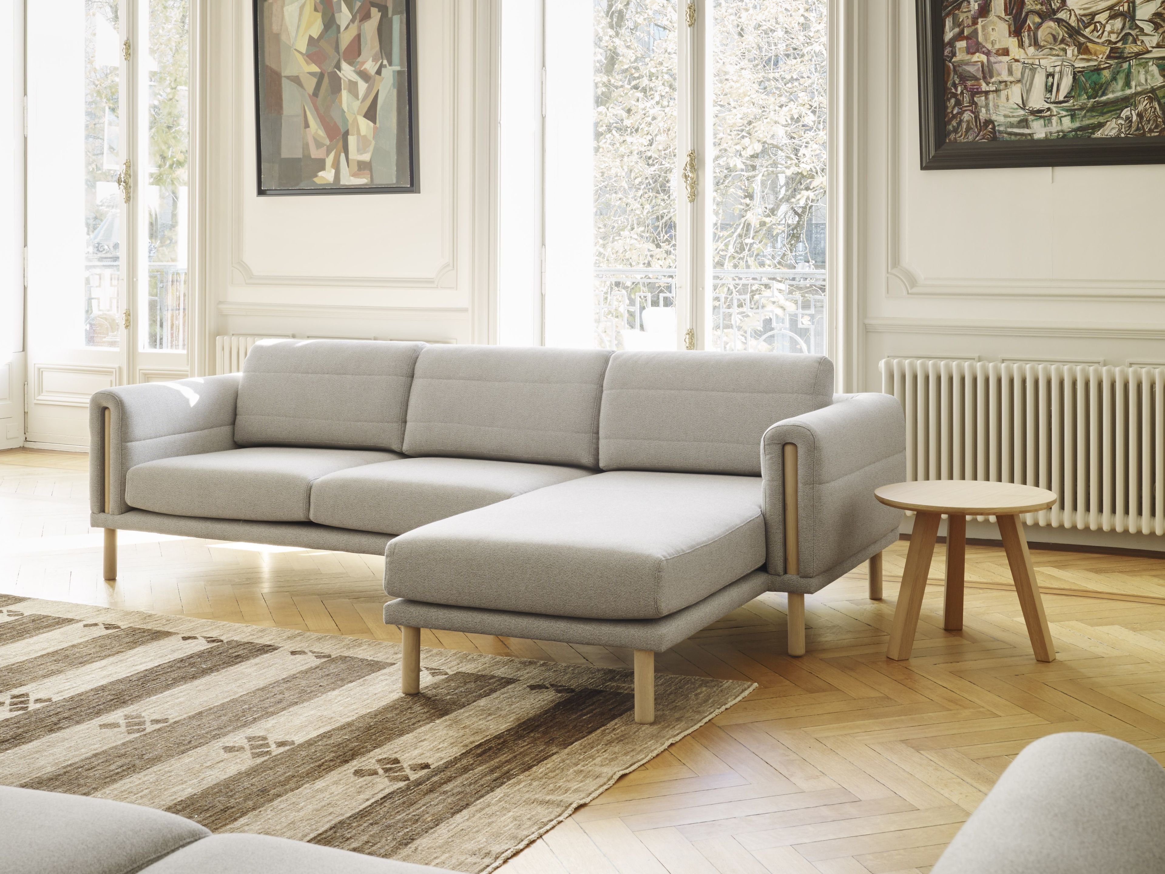 3-местный тканевый диван с полуостровом Bosc Abric ARCH-00034156