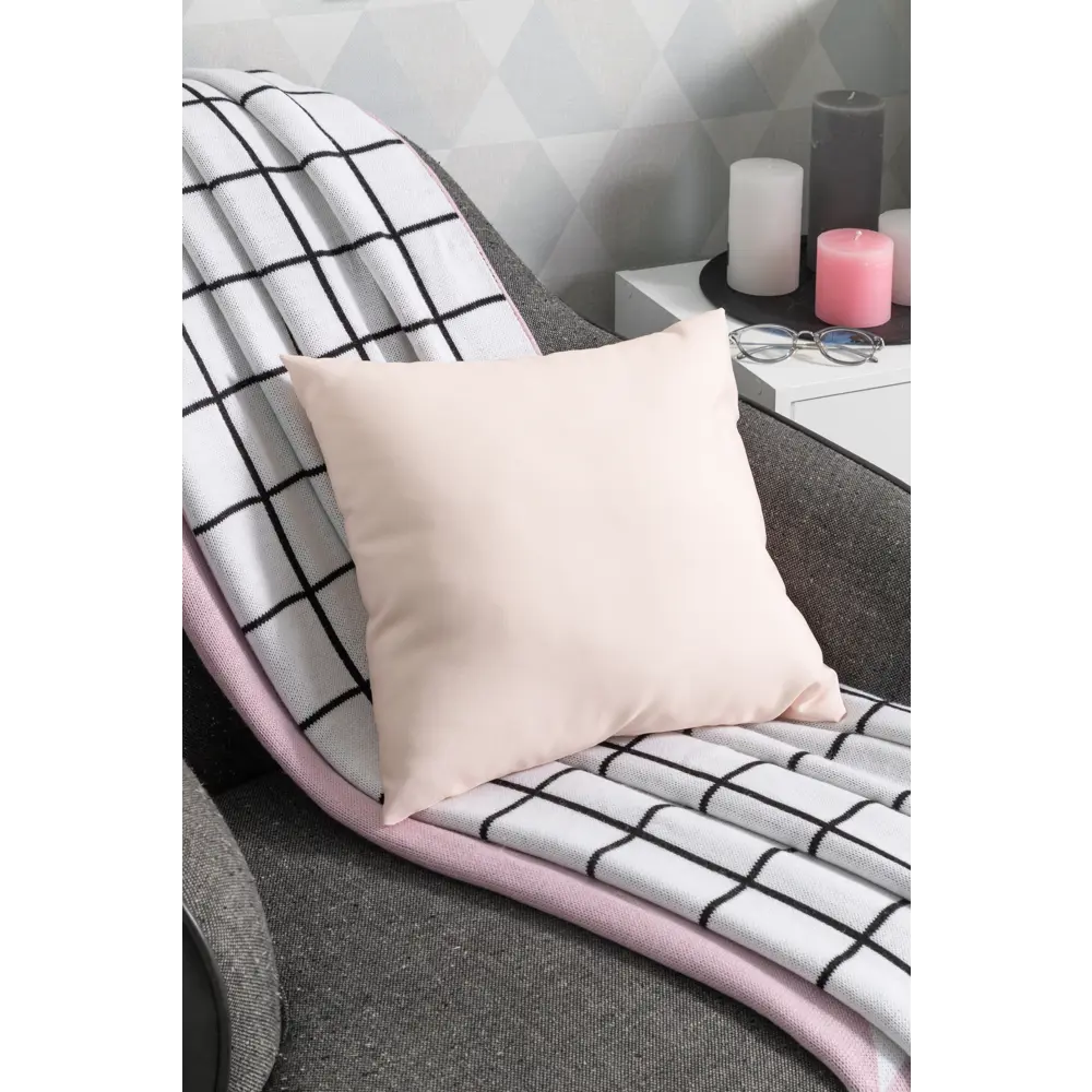 Подушка декоративная «Яркость» 40х40 см цвет персиковый SEASONS STLM-2148393 - Вид №3