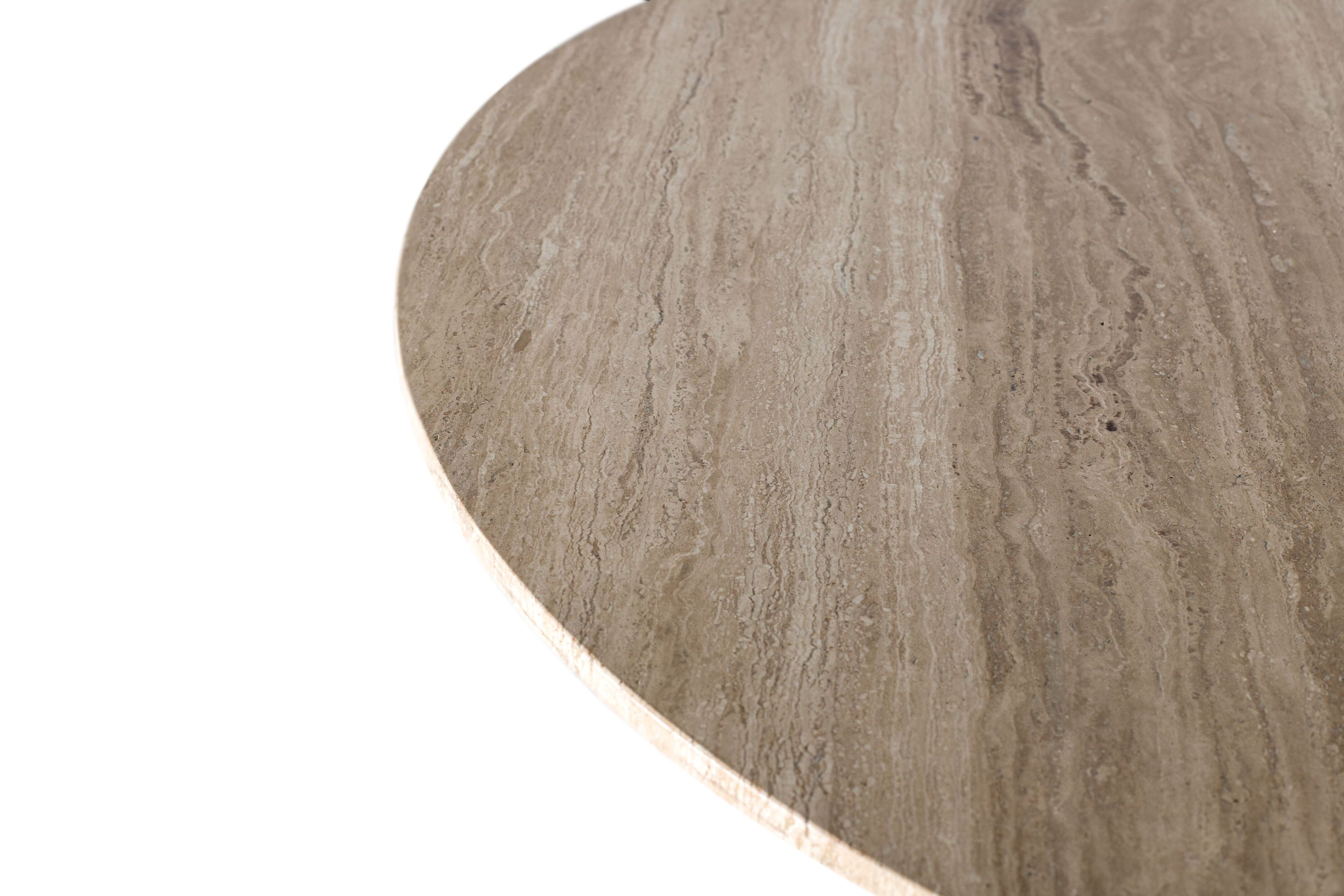 Круглый травертиновый стол Giner y Colomer 1651 ARCH-00076913 - Вид №2