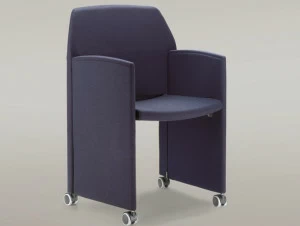 FANTONI Складное кресло для конференций из ткани с подлокотниками Seating system