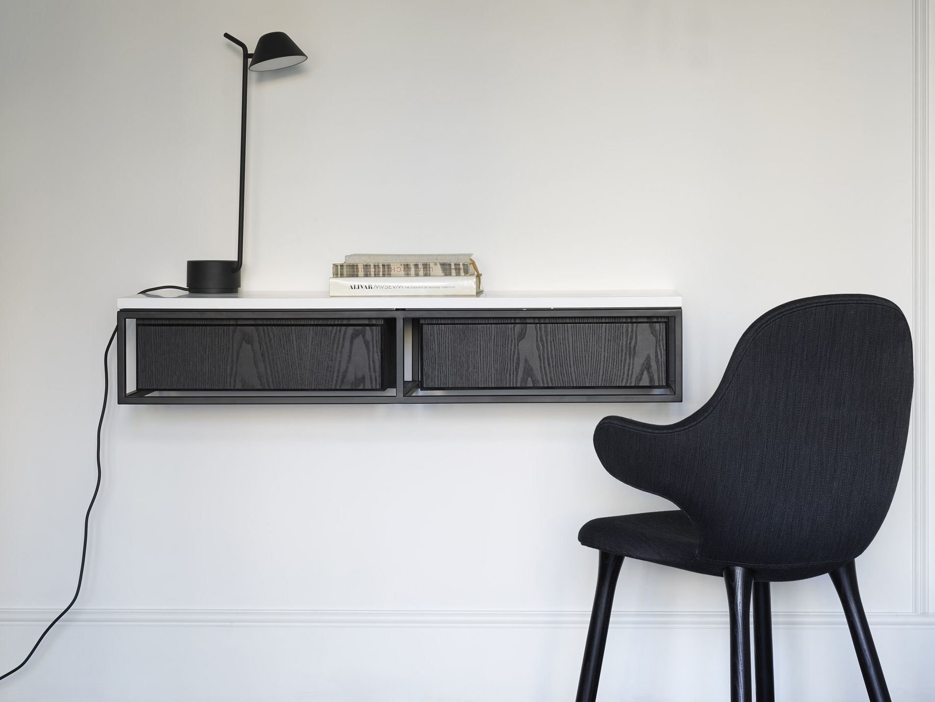 Подвесная прямоугольная консоль с ящиками Ex.T рамка ARCH-00099010 - Вид №1