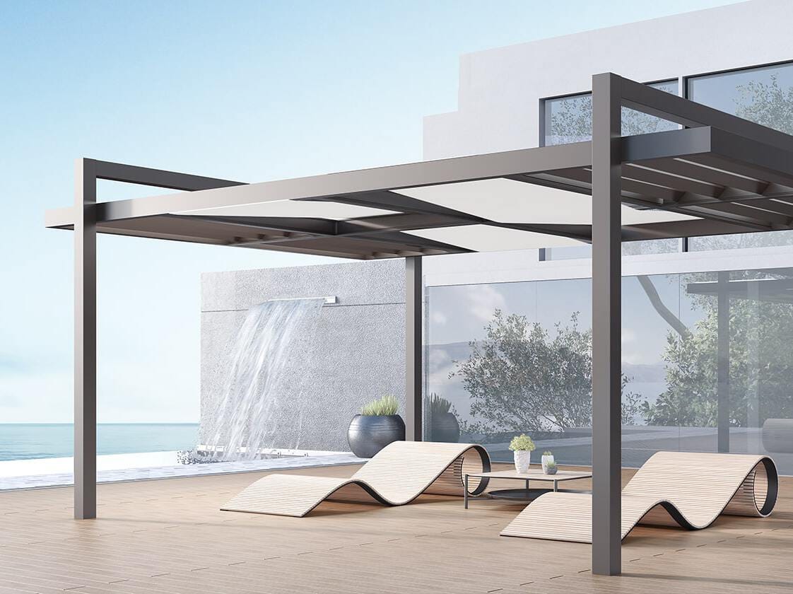 Самонесущая алюминиевая беседка GLM Outdoor Solutions CORFU ARCH-00030538