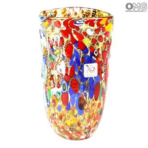 626 ORIGINALMURANOGLASS Ваза Карнавал Венеции - муранское стекло OMG 10 см
