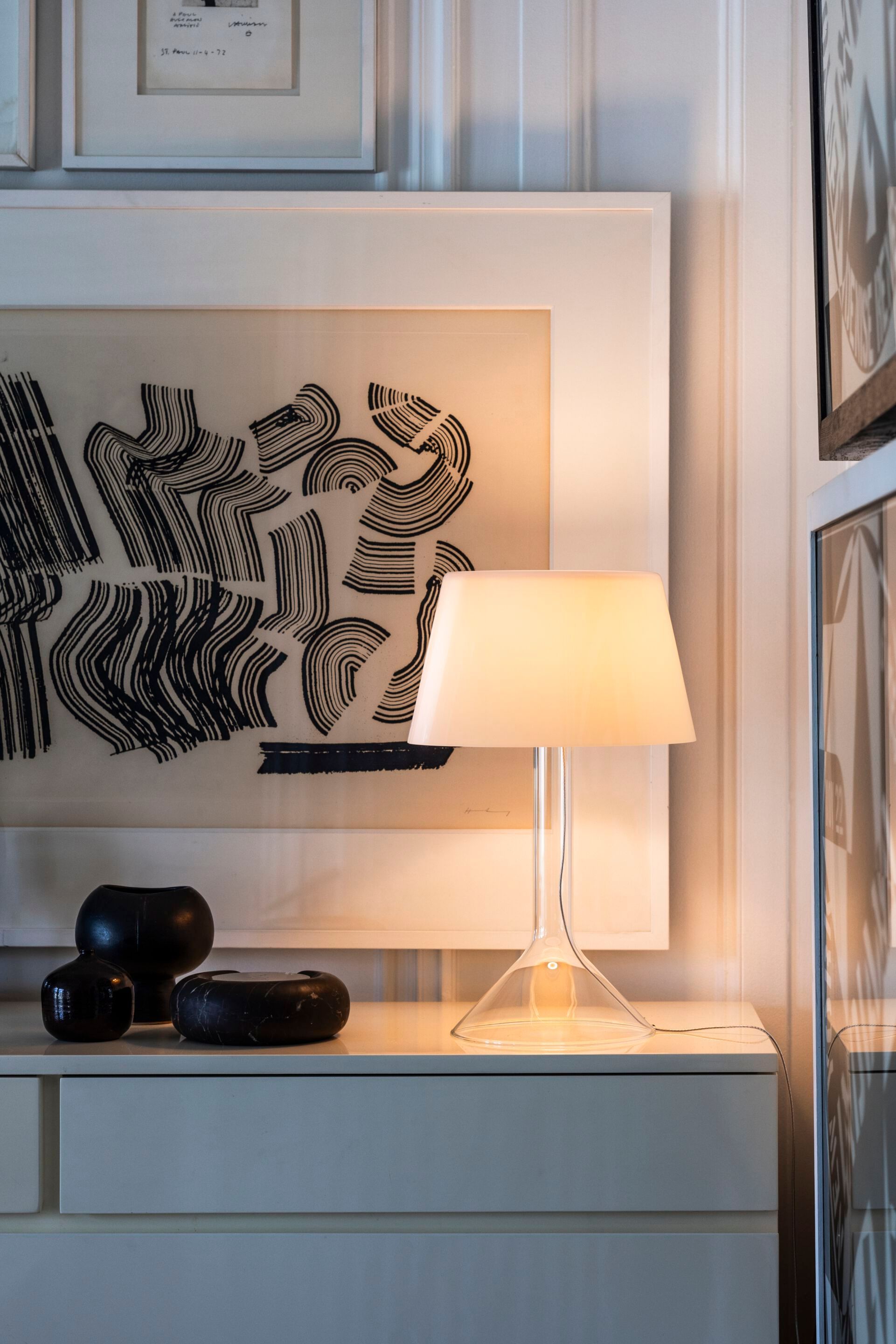 Настольная лампа из дутого стекла и боросиликатного стекла In Stock Foscarini ARCH-00143320 - Вид №3