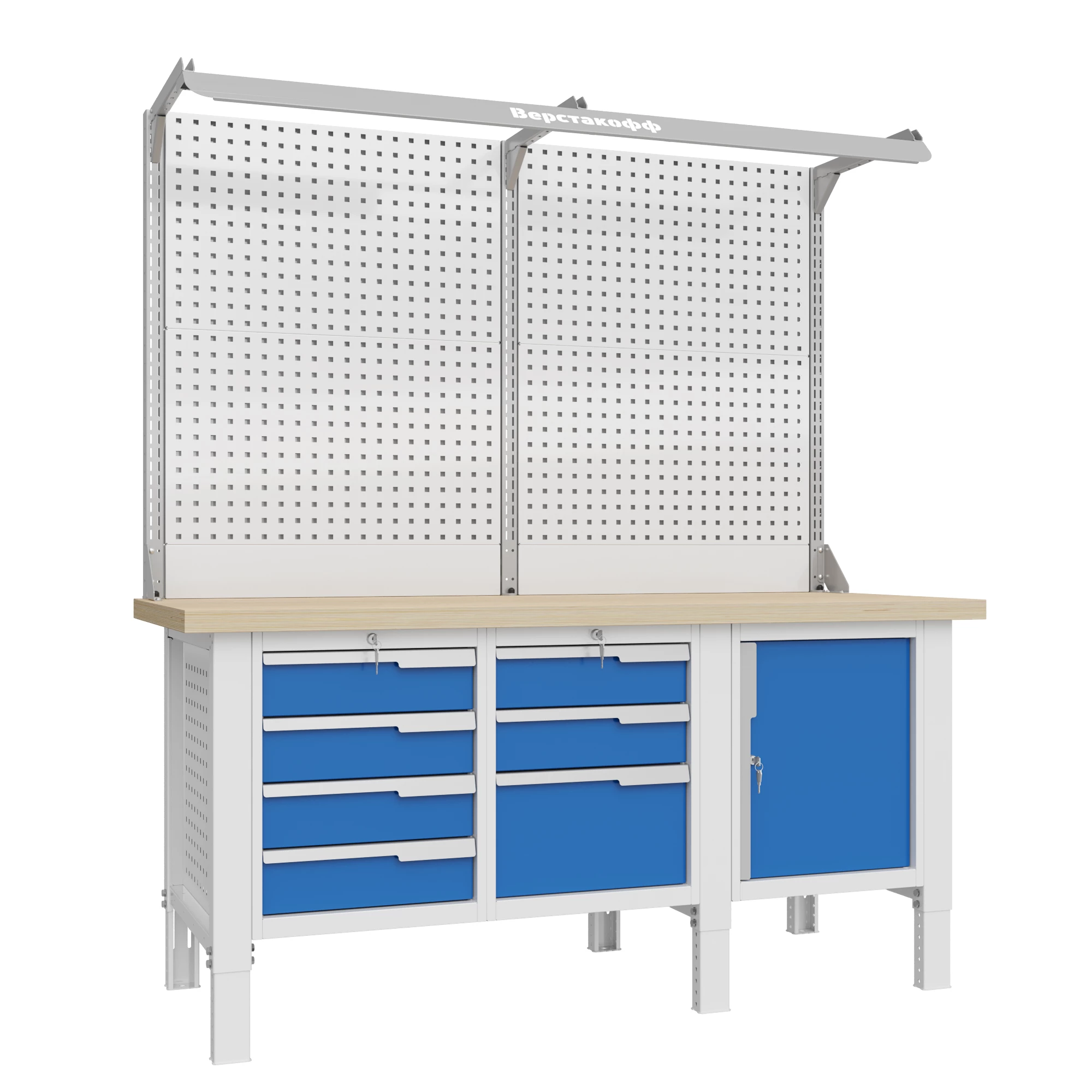 Верстак слесарный CTR 1802.S347.13-2F Верстакофф 124487