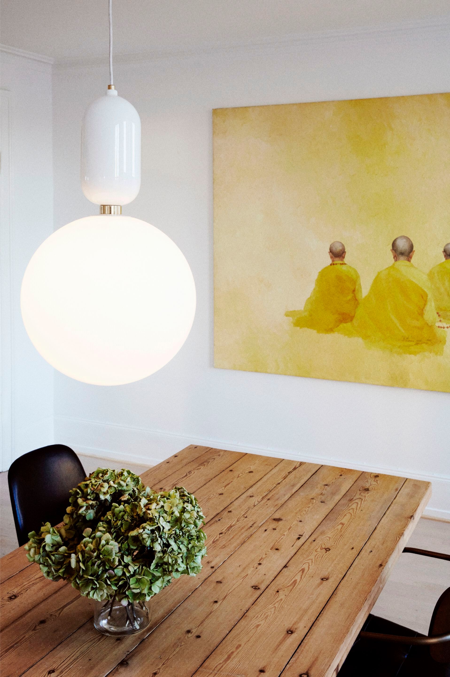 Керамическая и опаловая стеклянная подвесная лампа PARACHILNA Aballs ARCH-00061642 - Вид №9