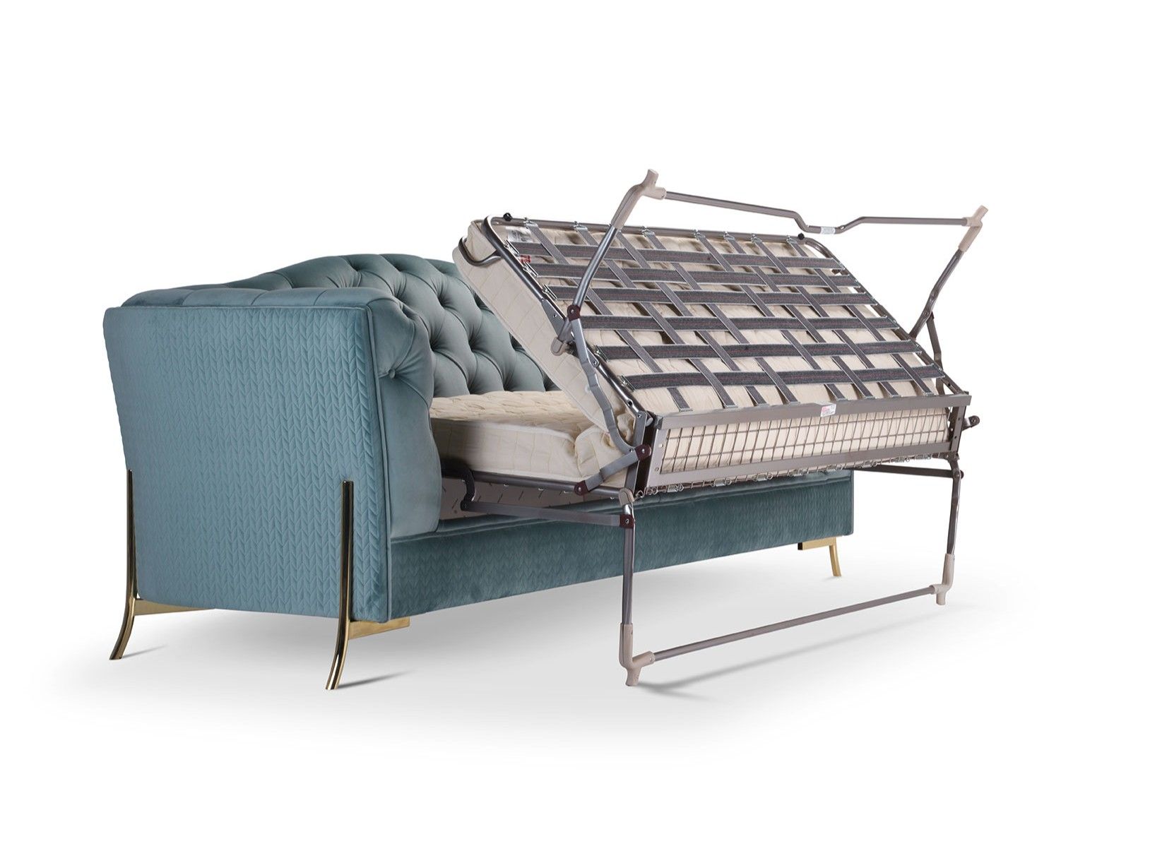 Диван-кровать capitonné из ткани с огнестойкой обивкой Domingo Salotti Nefele ARCH-00034794 - Вид №8
