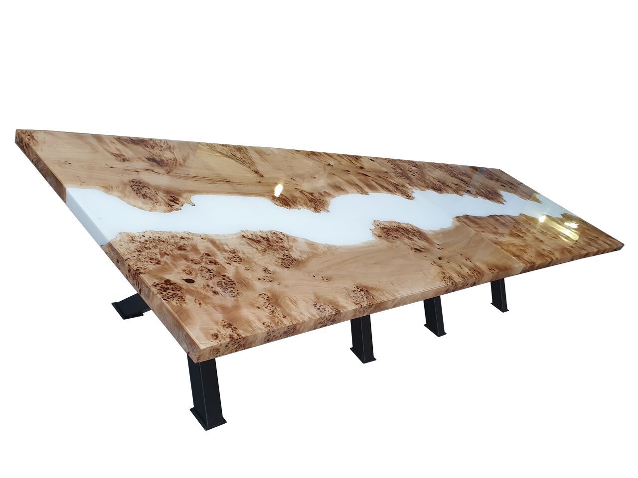 Прямоугольный стол из смолы и шиповника Legnor LEG2408739 ARCH-00010131 - Вид №1