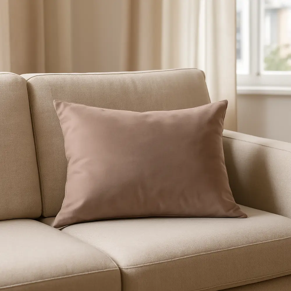 Подушка декоративная Linen Way 30x50 см цвет серо-розовый Fossil 4 STLM-2122947 - Вид №3